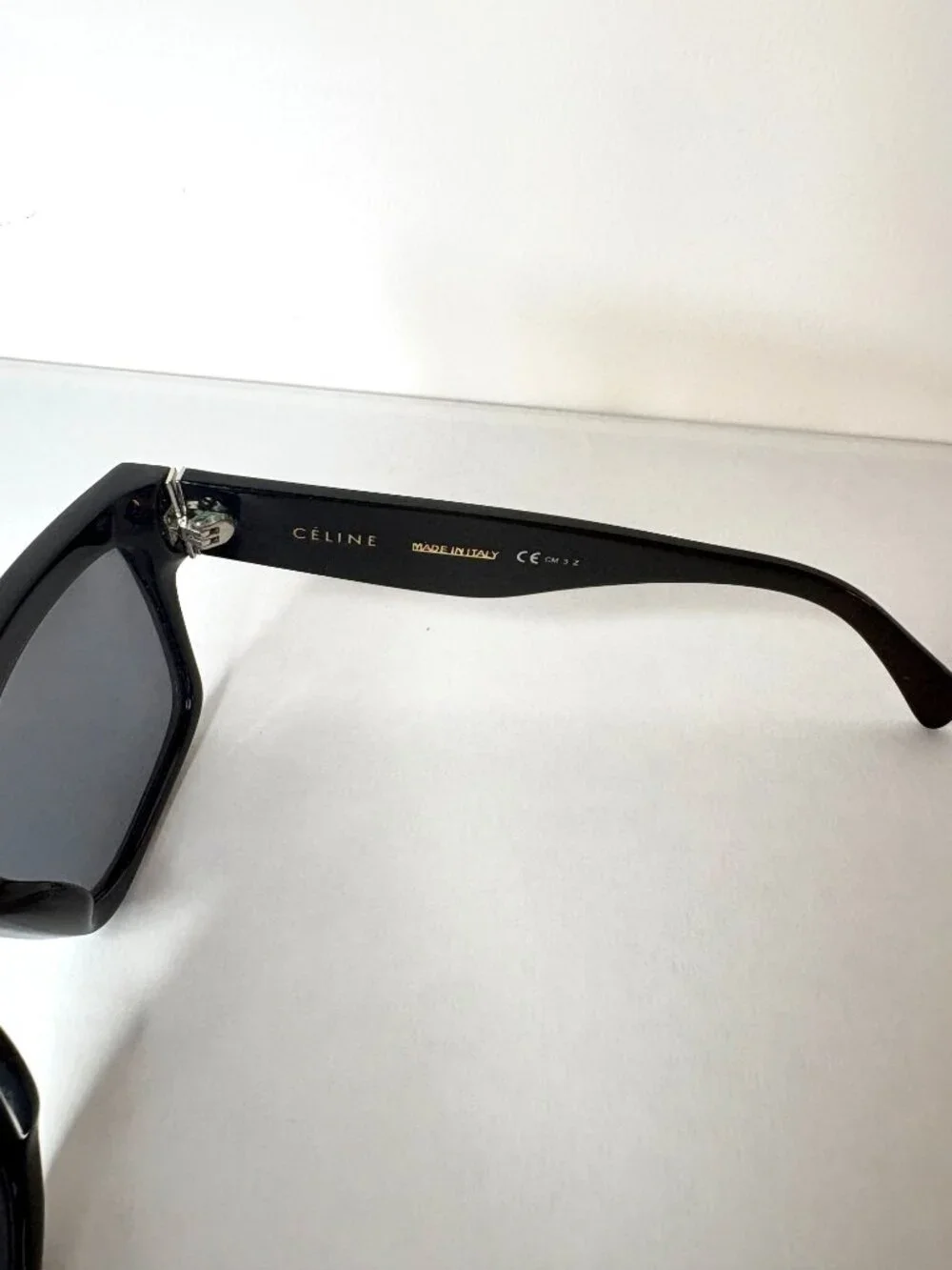 Celine, Acetate Rectangular Sunglasses - Picture 9 of 14